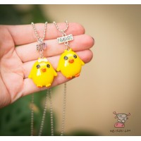 Кулон парный для двоих друзей "Best Friends. Утята". Цена за 1 пару 